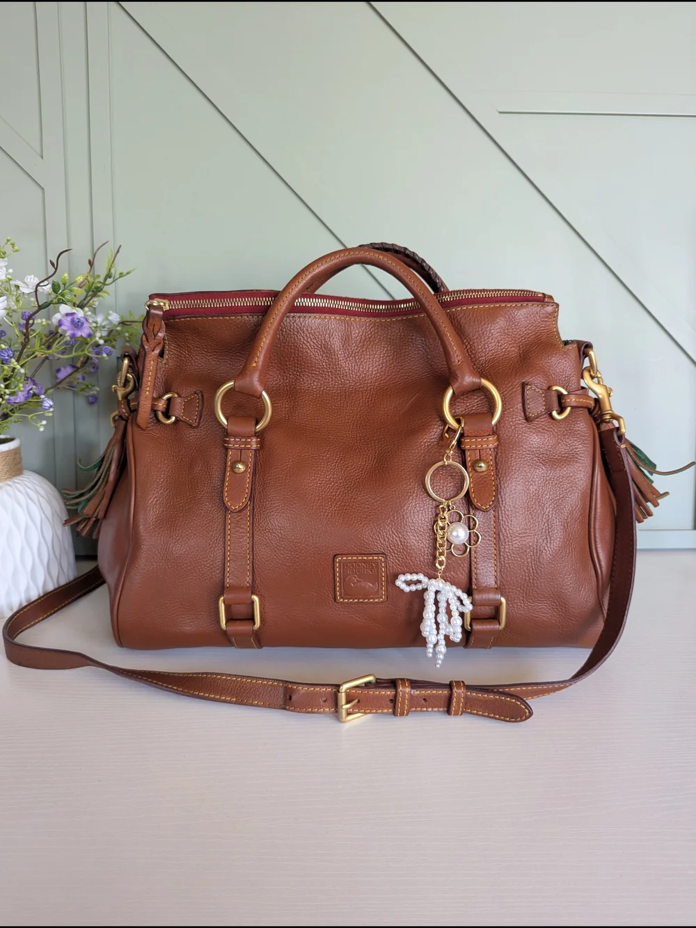 Dooney & Bourke FlorentineLeather Satchel shoulder, handbag